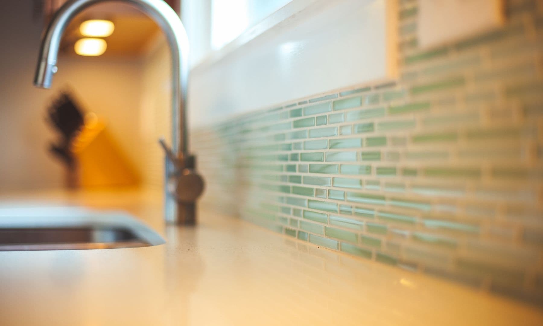 Kitchen backsplash tile installation