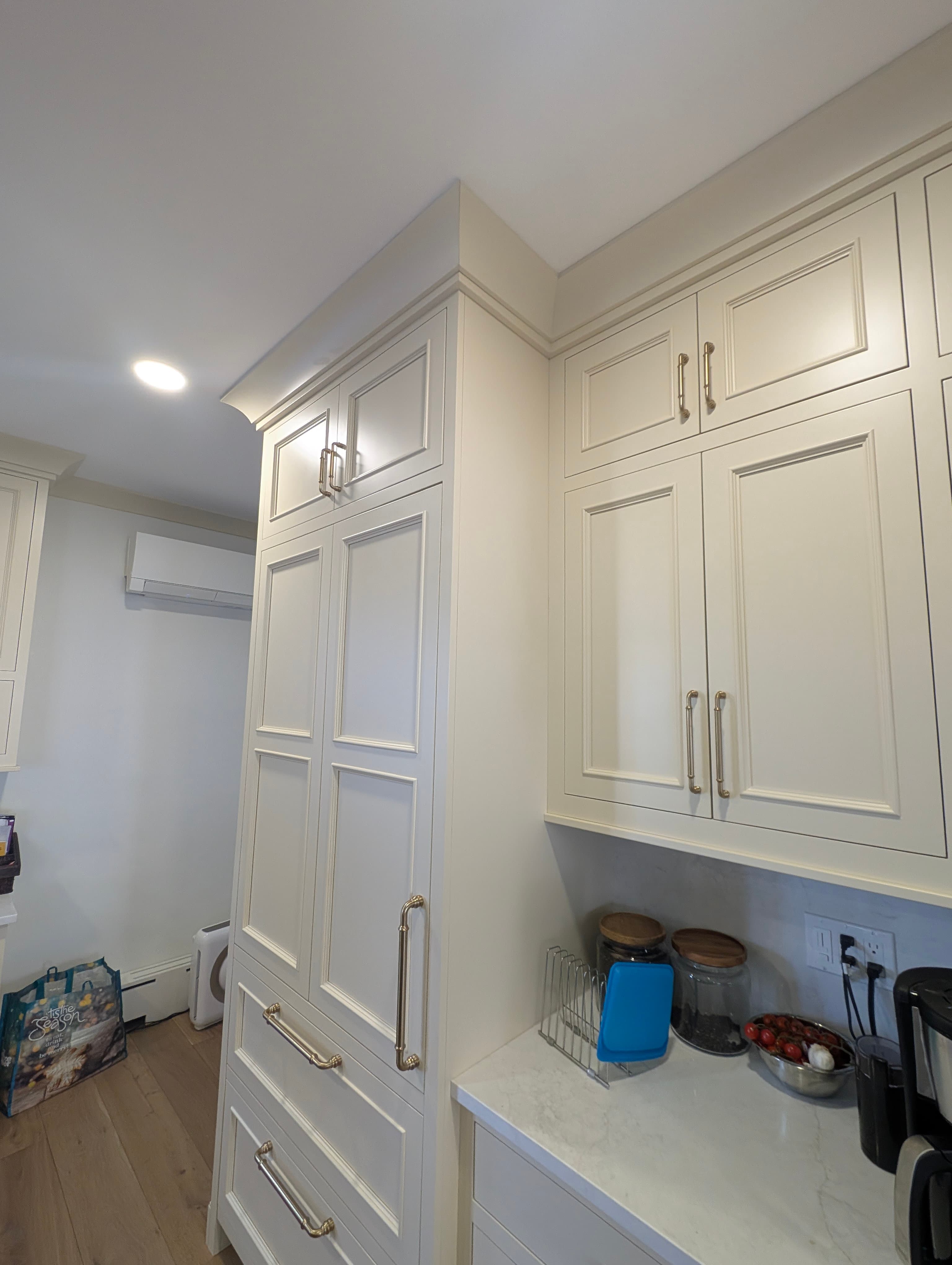 Custom cabinet installation by Pro-Tech Contracting
