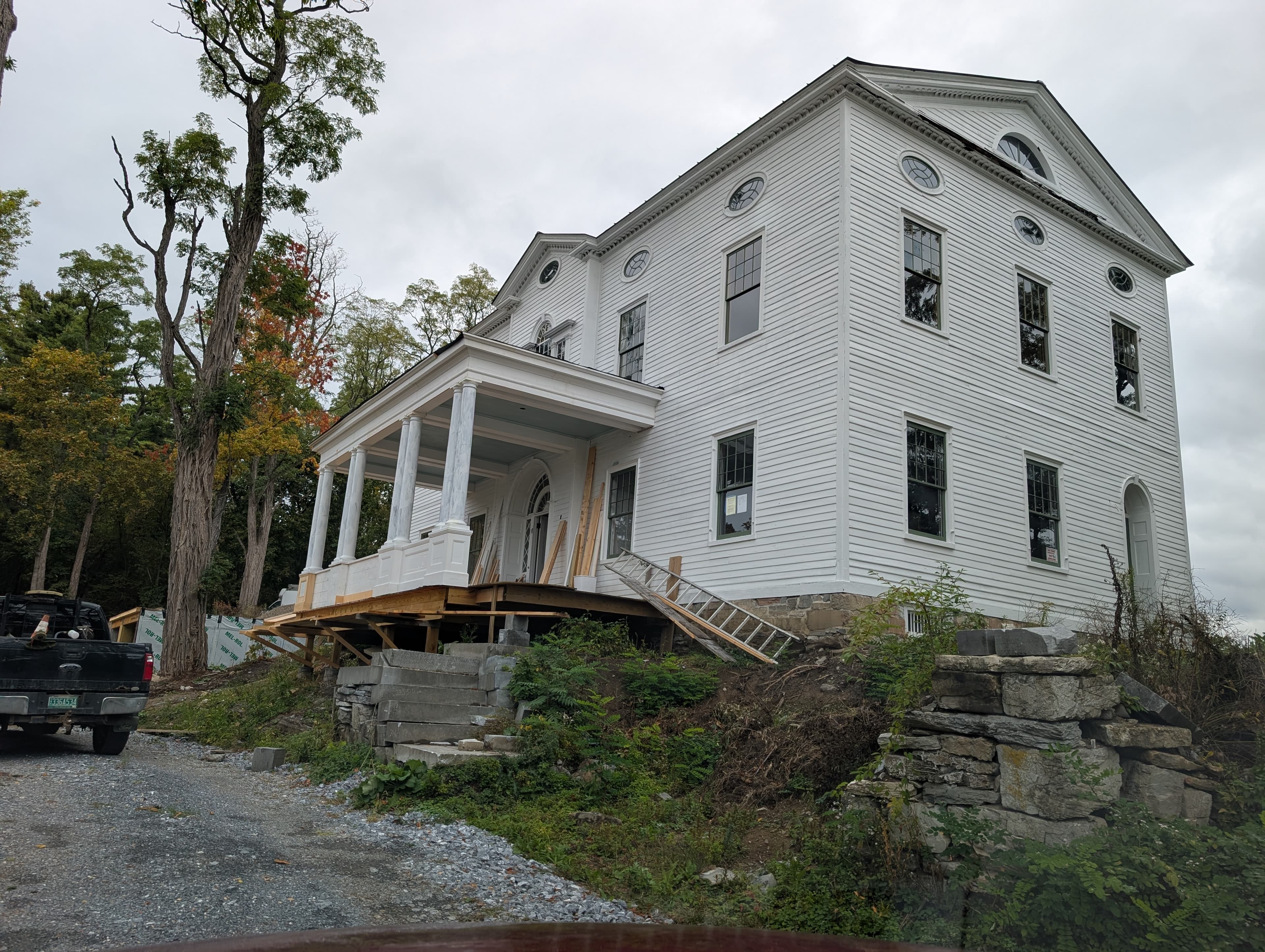 Exterior house repaint by Pro-Tech Contracting in Vermont