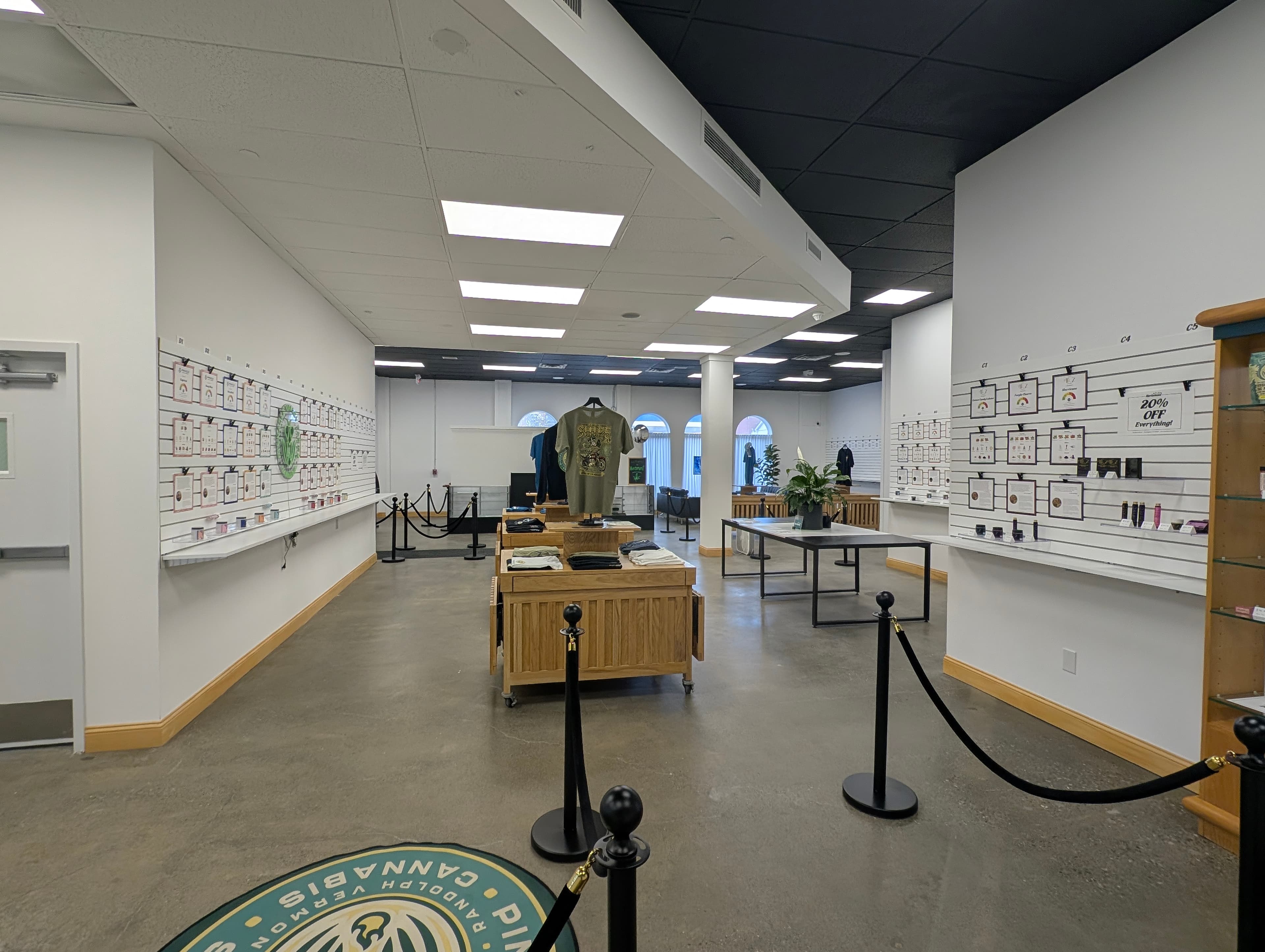 Finished commercial retail build-out by Pro-Tech Contracting in Vermont