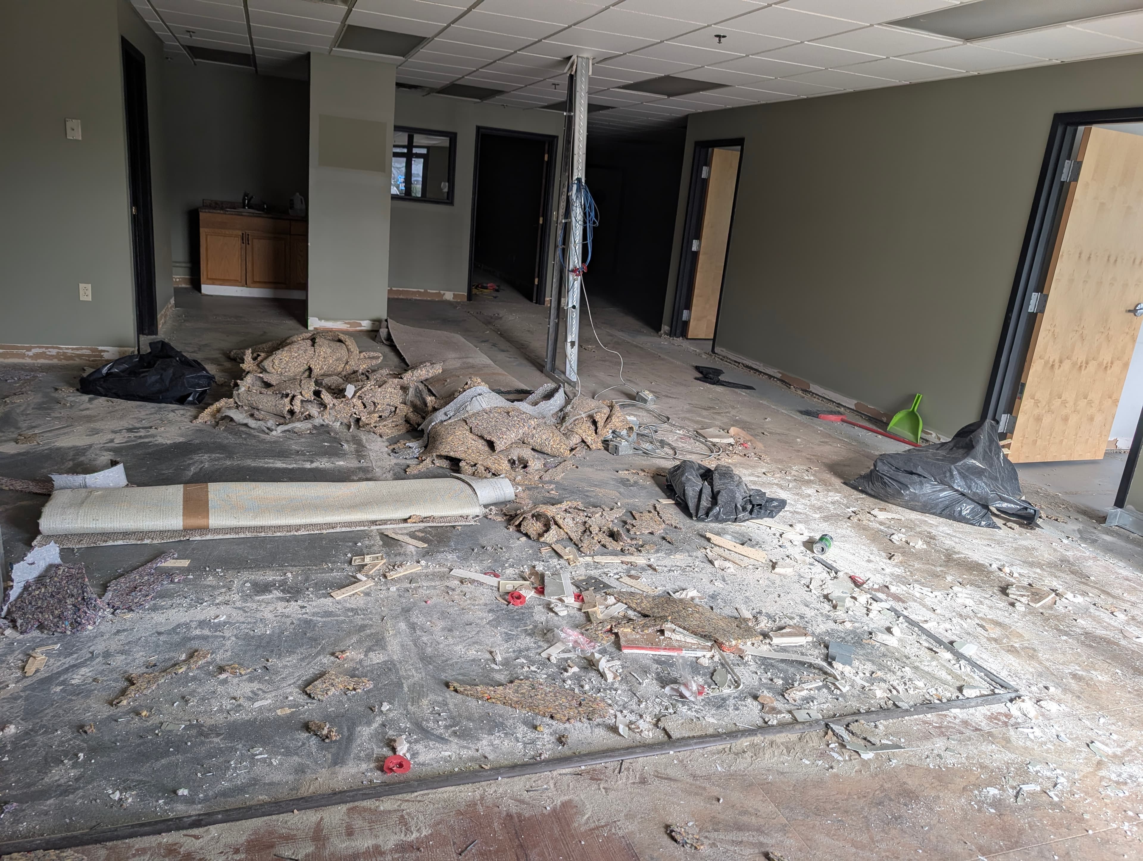 Commercial demolition by Pro-Tech Contracting