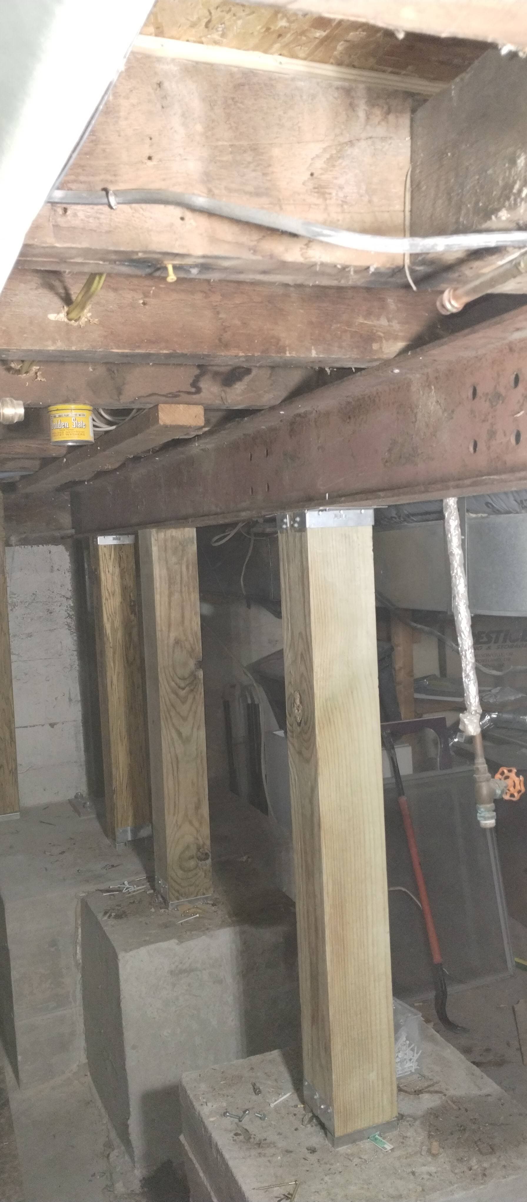 Structural repairs by Pro-Tech Contracting