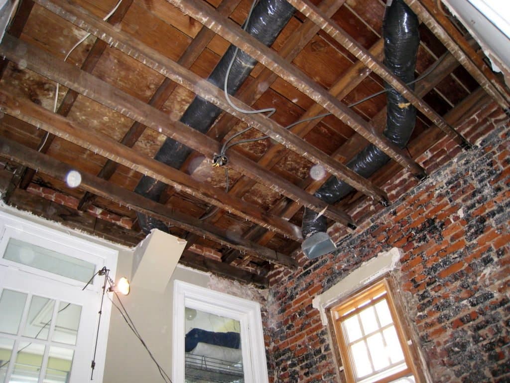 Home restoration project in Vermont